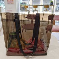 Swimming transparent waterproof bag Summer swimming waterproof pvc bag beach jelly bag fitness plastic shoulder bag trend i