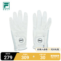 FILA GOLF Philae Golf Professional Gloves 2023 Spring Breakthrough Woman Hand Sheep Gloves