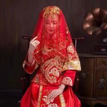 Happy event supplies Daquan Red hijab wedding Chinese style Xiuhe bride Chinese wedding props Wedding supplies dowry PA