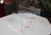 Acrylic ladder display rack plexiglass display rack two-layer trapezoidal shoe rack plastic shoe bracket display rack