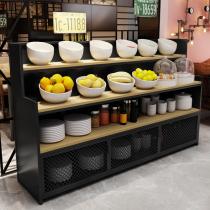 Hot pot dipping table custom restaurant hot pot restaurant seasoning table seasoning cabinet seasoning table commercial small string small material Table