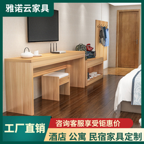 Yanuo Yun TV cabinet combination custom hotel furniture standard room full set of hotel rooms bed hanging mirror Apartment wardrobe