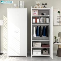 Single door wardrobe Modern minimalist lockers waterproof sunscreen Large-capacity Balcony Cabinet Small-family wardrobe containing cabinet