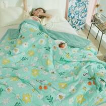 Spring and autumn air conditioning quilt Summer cool quilt Lunch break Summer quilt double quilt Single double quilt core four seasons universal thin quilt students
