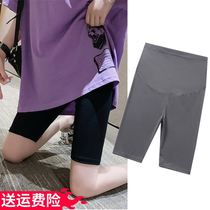 Pregnant womens safety pants anti-light summer thin section wear sharkskin yoga 579 points spring and autumn base pants