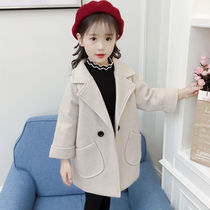 Child Clothing Girl Foreign Pistachio Fur Coats Children Winter Clothing 2022 New Korean Version Spring Autumn Little Girl Child Great Clothes Tide