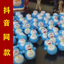 Blue fat tumbler Doraemon Ding cat tricky mini toy robot cat decompression male doll Net Red