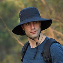 Fishing Hats Fishing Exclusive Sun Hat Men Sun Protection Outdoor Fishing Mountaineering Big Eaves Hat Cowboy Fisherman Hat Drive