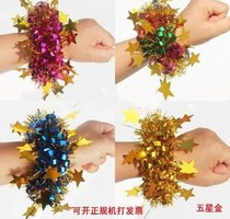 Bracelet Ornaments Kindergarten Decorative Hand Flowers Childrens Performance Wrist Show Wreath Sequin Color Dance