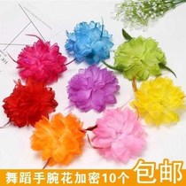 Performing dance props kindergarten flower hand wear wreath Childrens Day wrist with floral headdress bracelet hand circle flower