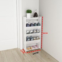 Shoe cabinet ultra-thin simple doorway home small shoe rack narrow corner mini 17CM space saving simple economy