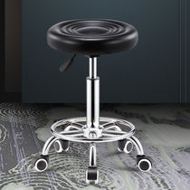 Beauty stool barber shop chair lifting rotating hairdressing manicure round stool beauty salon special fashion chair