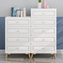 Nordic light luxury chest chest simple modern American five three six drawers bedroom living room storage cabinet drawer cabinet