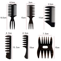  Oil head artifact comb Retro oil head comb High artifact mens big back plug comb Texture styling comb hair trim