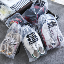 Travel shoes packing storage bag tourist corset pocket transparent household shoes dustproof bag moisture-proof shoe bag waterproof