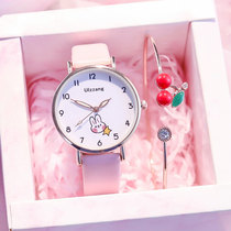 Childrens watch summer girl junior high school students waterproof pointer cute child princess girl Korean version simple