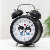 (Ringtone Super Large) Alarm Clock Student Alarm Net Red Dormitory Bedside Luminous Mute Creative Cartoon Small Alarm Clock Table