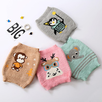 Baby belly extended belly protection baby belly button autumn and winter thickened belly pocket children plus velvet warm belly protection