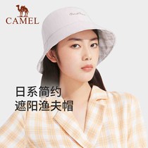 CAMEL CAMEL sports fishermans hat female sunshade breathable basin hat bucket fishermans hat fashion casual sun hat