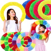 Opening ceremony Wreath props Kindergarten equipment Dance games props Gymnastics morning exercise Wire exercise Custom-made hard ring