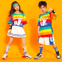 Street dance Childrens Chaumen 61 Games Dance Performance Costume Summer Girls Cheerleading jazz Dance Walk Show Costumes