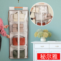 Wall hanging bag Bag Closing bag Hanging bag Home Door rear hanging bag Divine Instrumental Dormitory Wardrobe Totally Enclosed Transparent Cap Rack