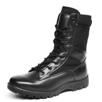 New style combat boots mens ultra-light outdoor tactical boots training shoes head layer cowhide land boots high-top genuine security shoes