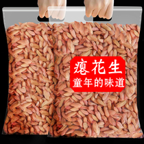 New goods born flat peanuts small seeds peanuts colorful small stomach snacks spiced peanuts a raccoon