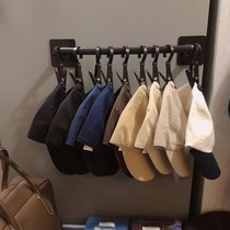 Cap containing Divine Instrumental Wardrobe Hung Containing Shelf Wall Free of punch hooks Put caps Shelf Finishing Clothes Clips