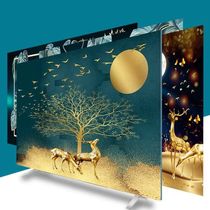 Upgraded version of TV dust cover cloth fabric household 42 inch 55 inch 58 inch 65 inch wall curved screen cover Cover Cover
