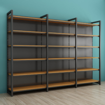 Shelf Shelf Multilayer Ground Floor Supermarket Convenience Store Iron Shelf Subwarehousing Debris Shelf With Backplate Container shelf