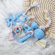 Dog toy bite resistant vocal pup dog molar animal toy small dog bite resistant cartoon bee rubber toy