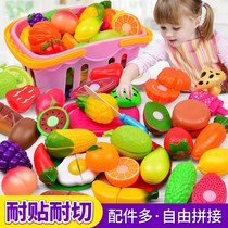 Fruit toys that can be cut vegetables house kitchen baby cut cut fruit children baby simulation