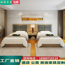 Zhitu Express hotel Standard room Full set of combination hotel furniture Apartment Double bed rental house Single bed Bed and breakfast