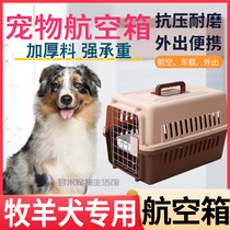 Shepherd Dog Special Out Pets Dog Dog Air Box Transport Consignment Boxes Airlift Box Cage of large dogs portable