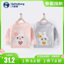 Childrens spring clothing blouses blouses girlsjerseys girls clothing children jacket foreign air baby toddles baby hooded sweater