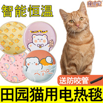 Chinese Fields Garden Cat House Cat Earth Cat Orange Cat Orange Cat special kitty thermostatic electric blanket bedding in winter waterproof bite
