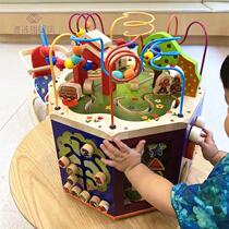 Hundreds Treasure Chest of Pearl Everest Beads Children 0-1-2 One 3 year-old baby Puzzle Power Toys 6-12-month Baby Early Education