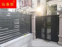 Aluminum Fence Fence Aluminum Alloy House Garden Garden Garden Aluminum Fence Outdoor Wall Fence Manufacturer