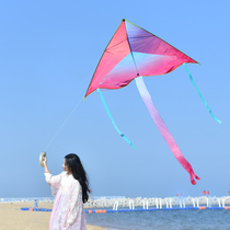YJ Yongjian Kite for Children 2021 New Adult Net Red Triangle Breeze Easy to Fly High-grade Handheld Wire Wheel