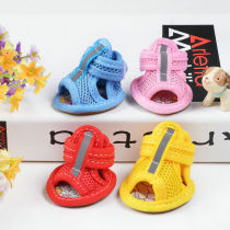 Little Dog Shoes sandals Teddy Bumibi bear small dog pet does not fall in summer summer summer a set of 4 feet