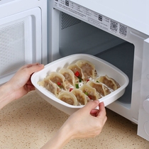 (Thickened) microwave heating steamed buns steamer round steamer steamer food grade special box