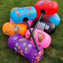 Activity props children Baby Beating inflatable hammer plastic toy Air bat beating Gopher balloon hammer hammer Mace