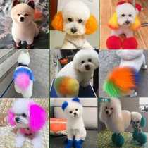 Pet animals Professional use of dog hair dyeing cream at home own dye long-lasting beauty hair powder than bear Satsuma dog