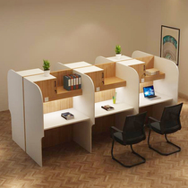 Postgraduate entrance examination sharing study room closed immersion study table partition table high-end self-study table net red desk