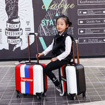 Childrens suitcase Small childrens suitcase small cute lightweight boarding password box can sit on cartoon travel pull