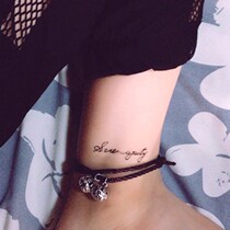 Black ankle ring with Korean fashion temperament Bell anklet simple personality trend men and women red rope anklet good looking