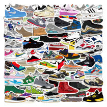 120 Nike sneakers diy stickers big belly Cup electric car stickers decoration body shoe box water cup mobile phone stickers