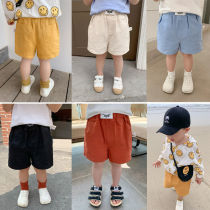 Male and female shorts for summer clothing male baby 50% foreign air casual pants small and medium children Summer shorts Children outside wearing childrens clothes
