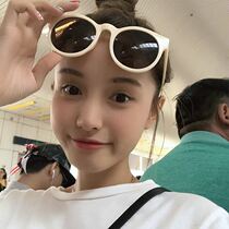 White side sunglasses small face special fashion retro Korean version 2021 New Tide Women sun glasses UV protection